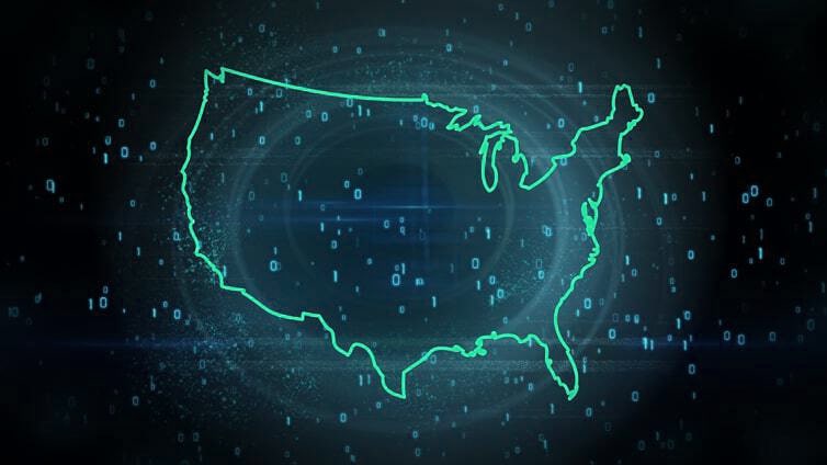 USA map