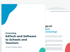 Marketing EdTech and Software to Schools and Teachers