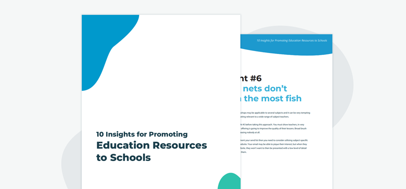 Marketing Education Resources to Schools